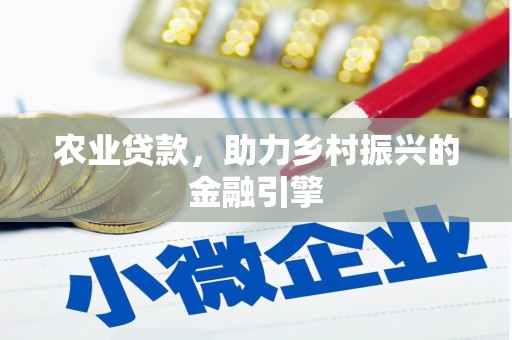 南岔农业贷款，助力乡村振兴的金融引擎
