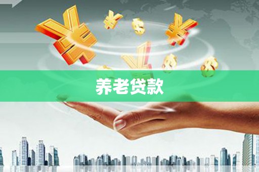 南岔养老贷款