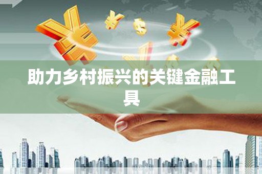 南岔助力乡村振兴的关键金融工具