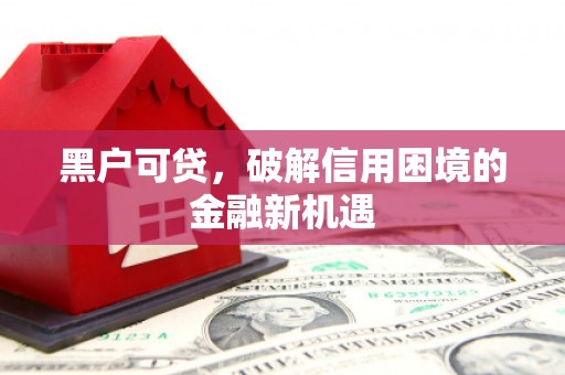 南岔黑户可贷，破解信用困境的金融新机遇