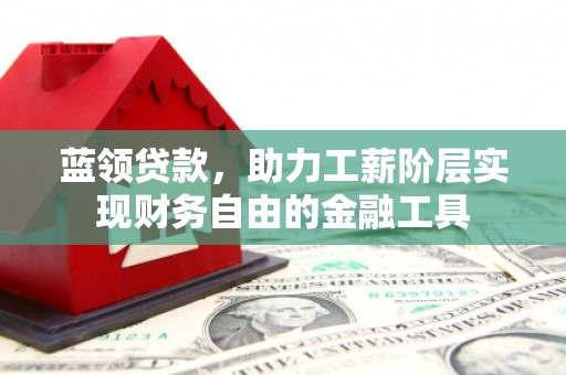 南岔蓝领贷款，助力工薪阶层实现财务自由的金融工具