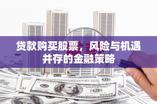 南岔贷款购买股票，风险与机遇并存的金融策略