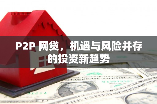 南岔P2P 网贷，机遇与风险并存的投资新趋势