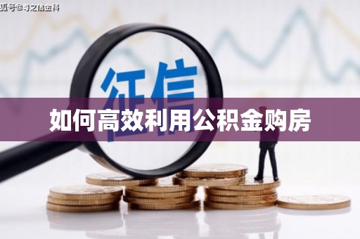 南岔如何高效利用公积金购房