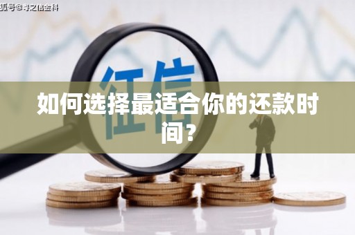 南岔如何选择最适合你的还款时间？